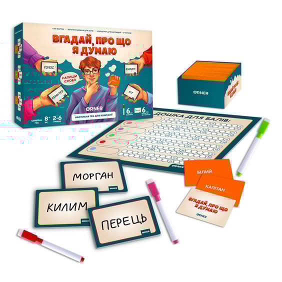 Настольная игра Orner: Вгадай, про що я думаю?, (26670) 3