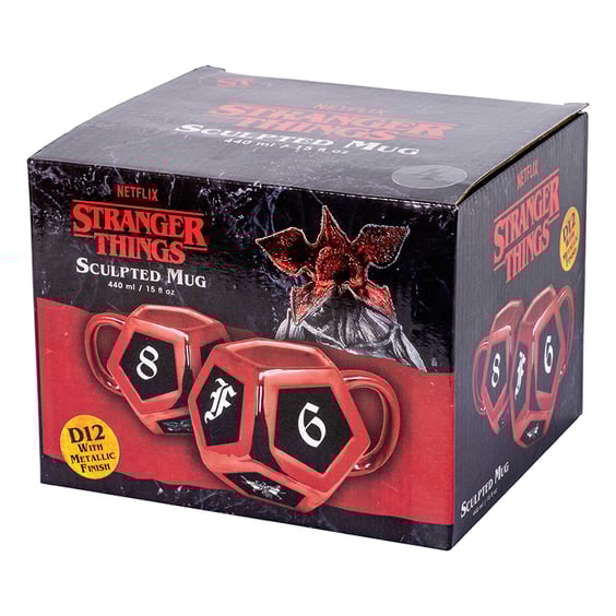 3D кружка Pyramid International: Stranger Things: D12 Dice: «Roll Your Fate», (268264) 4