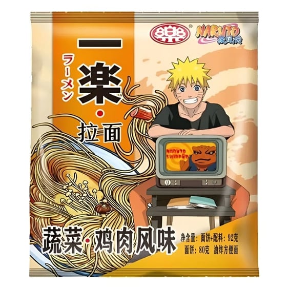 Локшина Yile: Naruto: Ichiraku Ramen: Chicken and Vegetable Flavor, (271455)