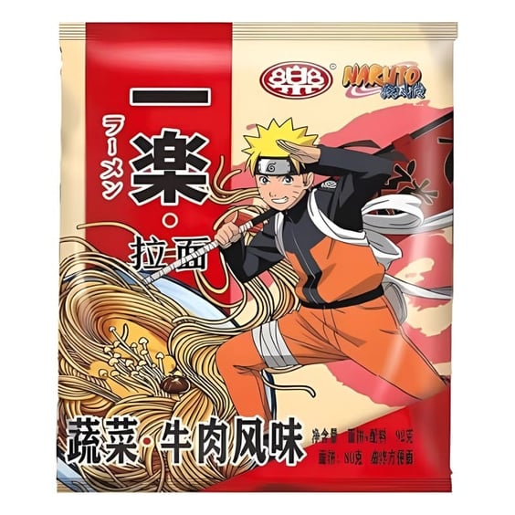 Локшина Yile: Naruto: Ichiraku Ramen: Beef and Vegetable Flavor, (271462)