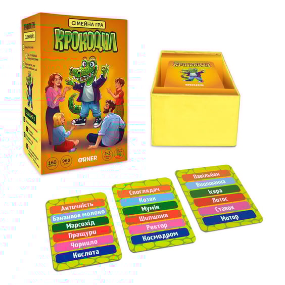 Настільна гра Orner: Крокодил, (27295) 3