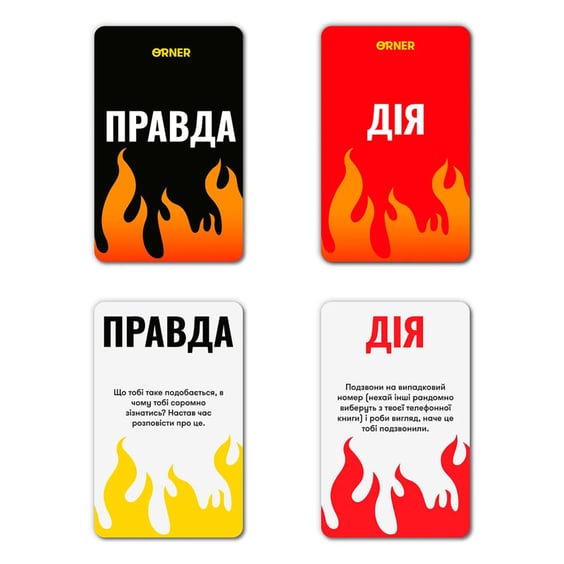 Настільна гра Orner: На межі: Правда або Виклик, (27349) 4