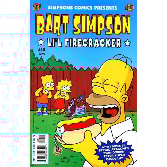 Комікс The Simpsons. Bart Simpson Comics. Li'l Firecracker. Volume 1. #54, (285211)
