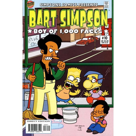 Комікс The Simpsons. Bart Simpson Comics. Boy of 1000 Faces. Volume 1. #10, (28542)