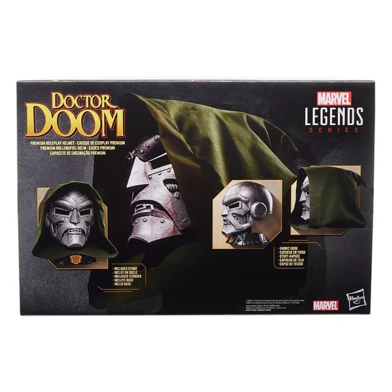 Шлем Hasbro: Marvel: Legends Series: Fantastic Four: Doctor Doom: Helmet (Premium), (285805) 12