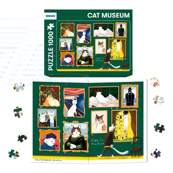 Пазл Orner: Котячий музей, (28759) 2