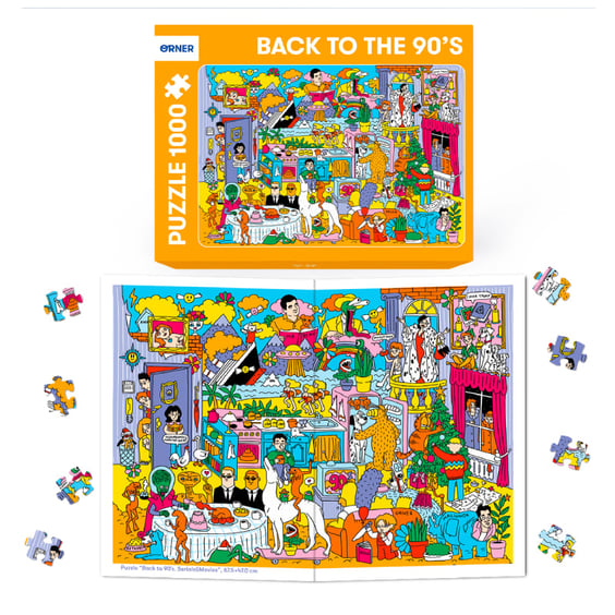 Пазл Orner: Серія 90-ті: Серіали та фільми, (28766) 2