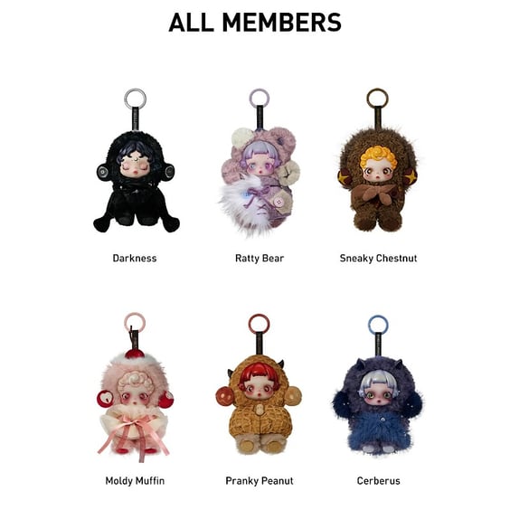 Фигурка Pop Mart: Skullpanda: You Found Me!: Plush Doll Pendant Series (Blind Box: 1 з 10) (Secret Edition), (29347) 3
