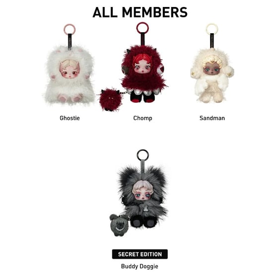 Фигурка Pop Mart: Skullpanda: You Found Me!: Plush Doll Pendant Series (Blind Box: 1 з 10) (Secret Edition), (29347) 4