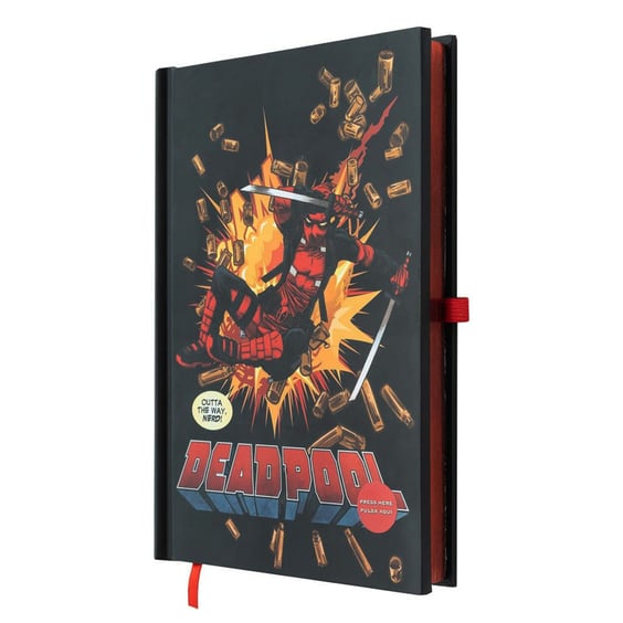 Блокнот Erik: Marvel: Deadpool: «Outta the Way, Nerd!» (LED), (297374)