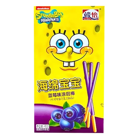 Печенье Junyi: SpongeBob SquarePants: SpongeBob: Blueberry, (30006)
