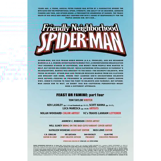 Комикс Marvel. Friendly Neighborhood Spider-Man. Feast or Famine. Part 4. Volume 2. #10, (302695) 2