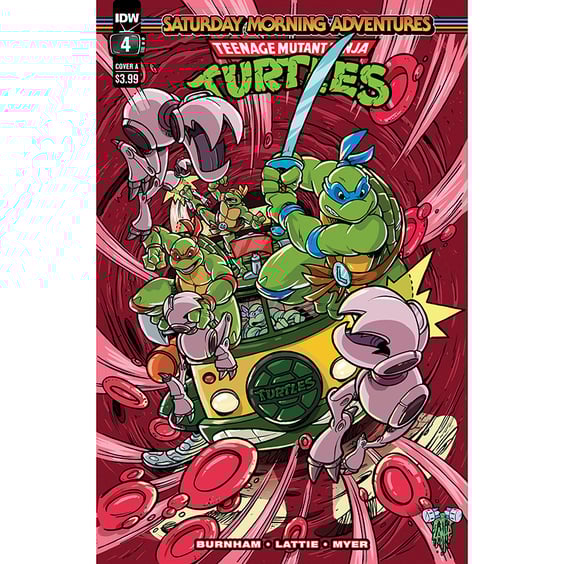 Комікс Teenage Mutant Ninja Turtles. Saturday Morning Adventures. Big Trouble in Master Splinter. Volume 1. #4, (30884)