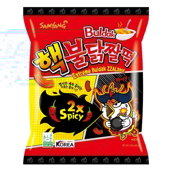 Снек Samyang: Buldak: Zzaldduk: 2X Spicy Chicken, (311183)