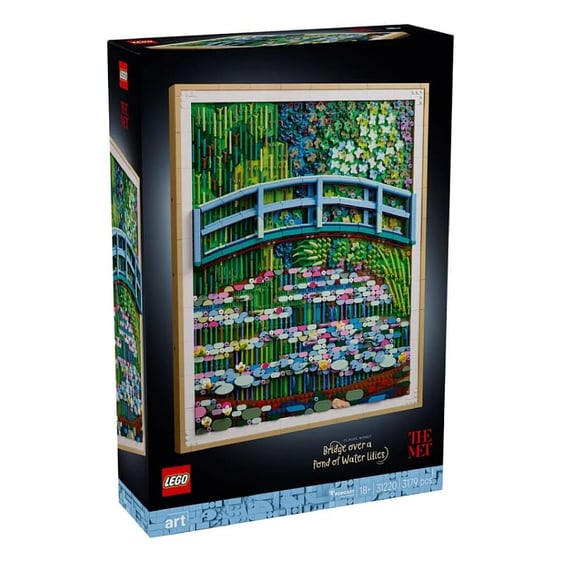 Конструктор LEGO: Art: The Met: Claude Monet: Bridge Over a Pond of Water Lilies, (31220) 11