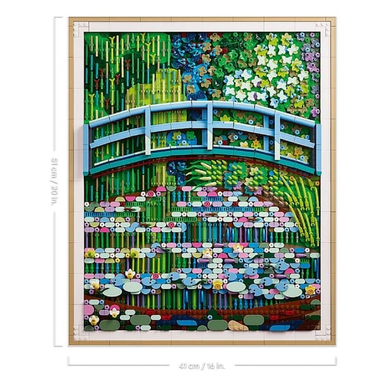 Конструктор LEGO: Art: The Met: Claude Monet: Bridge Over a Pond of Water Lilies, (31220) 6