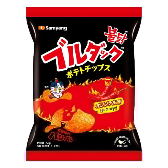 Чипси Samyang: Buldak: Potato Chips: Original, (312951)