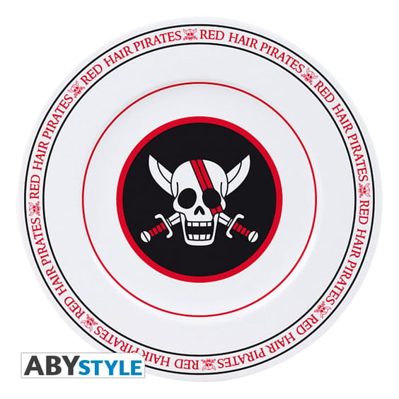 Набір тарілок ABYstyle: One Piece: Skull Logo: Straw Hat Crew, Pirates of Heart, Red Hair Pirates and White Beard Pirates, (31536) 4