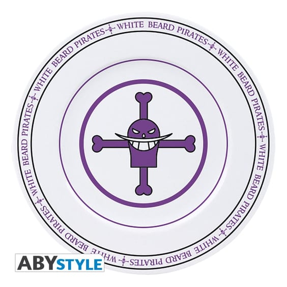 Набір тарілок ABYstyle: One Piece: Skull Logo: Straw Hat Crew, Pirates of Heart, Red Hair Pirates and White Beard Pirates, (31536) 5