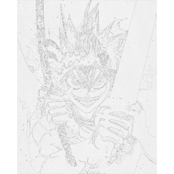 Картина по номерам Kartiny Origami: Black Clover: Black Asta, (32400) 2