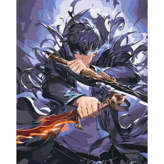 Картина за номерами Kartiny Origami: Solo Leveling: Jin-woo Sung, (3309)