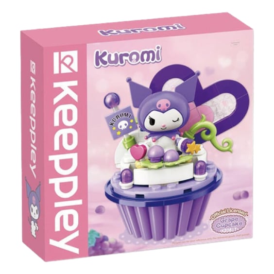 Конструктор Qman: Keeppley: Sanrio: Cupcake: Kuromi, (333332) 3