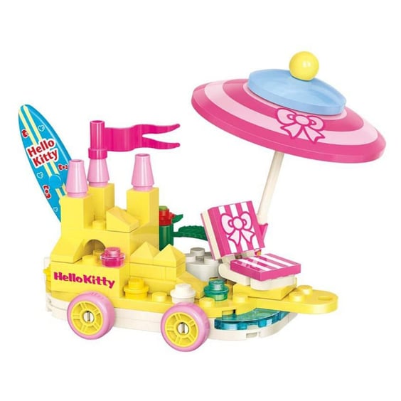 Конструктор Qman: Keeppley: Sanrio: Sunbath: Hello Kitty, (333334) 3