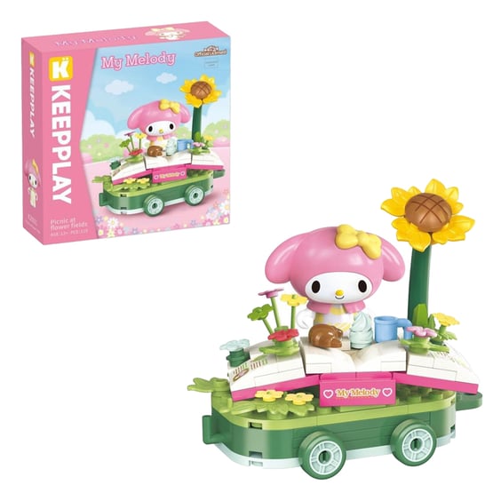 Конструктор Qman: Keeppley: Sanrio: Picnic At Flower Fields: My Melody, (333336)