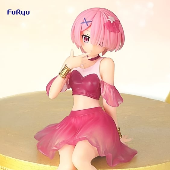 Коллекционная фигурка FuRyu: Noodle Stopper: Re:Zero: Ram (Twinkle Party Ver.), (36689) 7