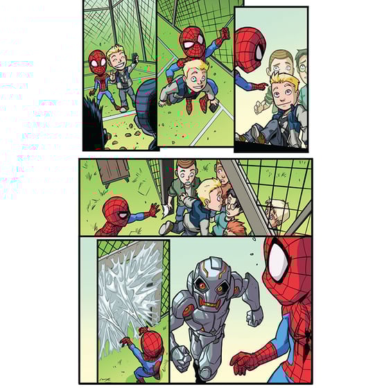 Комікс Marvel. Супергеройські пригоди. Перший день в школі. #9, (370043) 2