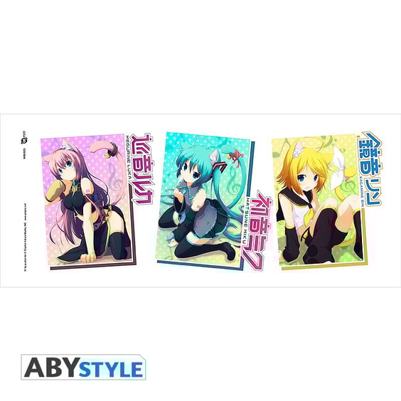 Кухоль ABYstyle: Vocaloid: Neko: Miku Hatsune, Luka Megurine, Rin Kagamine, (373437) 3