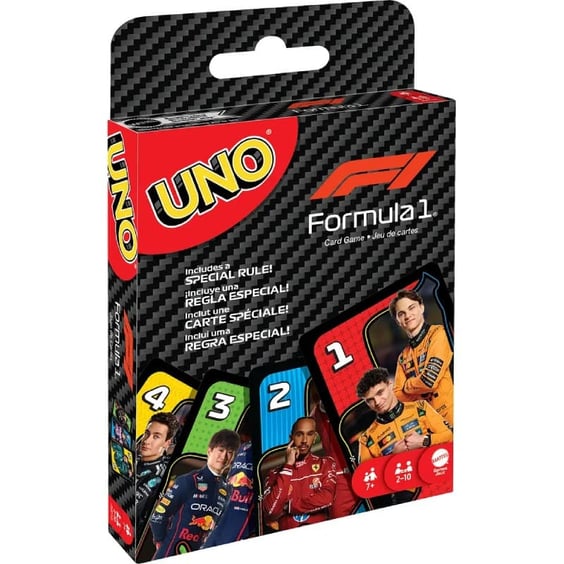 Настільна гра Mattel: UNO: Formula 1 (2024), (375257)