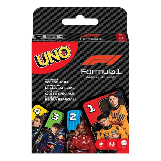 Настільна гра Mattel: UNO: Formula 1 (2024), (375257) 2