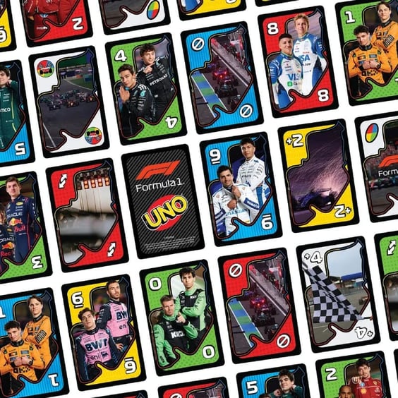 Настільна гра Mattel: UNO: Formula 1 (2024), (375257) 8