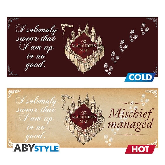 Кухоль-хамелеон ABYstyle: Wizarding World: Harry Potter: Marauder's Map: I Solemnly Swear, (377589) 3