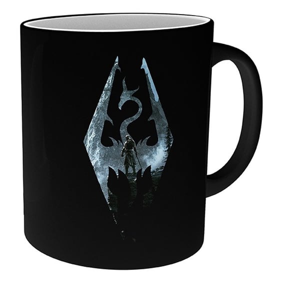 Кухоль-хамелеон GB Eye: The Elder Scrolls V: Skyrim: Dragon Symbol, (389551) 2