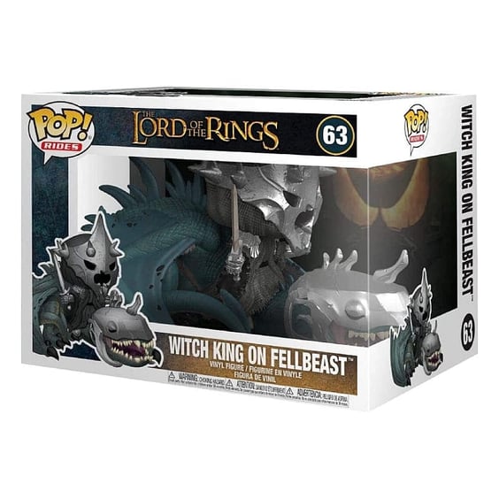 Фигурка Funko POP!: Rides: The Lord of the Rings: Witch King on Fellbeast, (39894) 3
