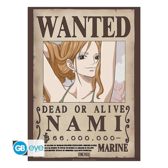 Набор постеров GB Eye: Chibi: One Piece: Wanted Posters: Nami and Robin, (40375) 2