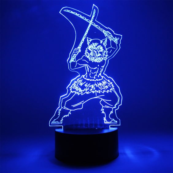Акриловый светильник Demon Slayer: Inosuke Hashibira, (40570)