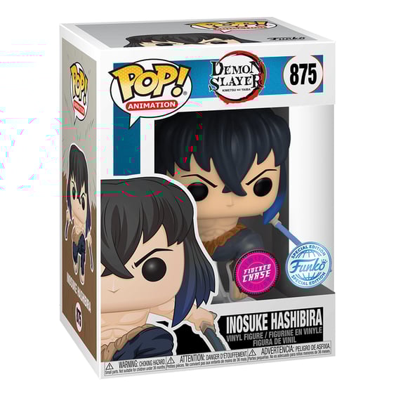 Фігурка Funko POP!: Animation: Demon Slayer: Inosuke Hashibira (Flocked Chase Limited Edition) (Special Edition), (406215) 3