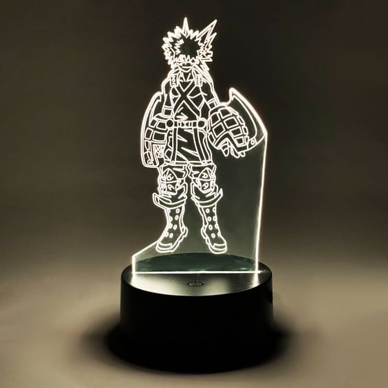 Акриловий світильник My Hero Academia: Katsuki Bakugo, (40875)