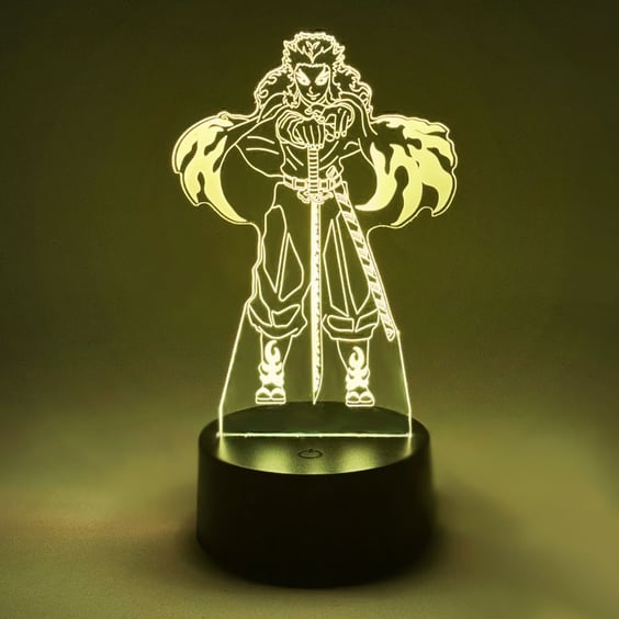 Акриловий світильник Demon Slayer: Kyojuro Rengoku, (40892)