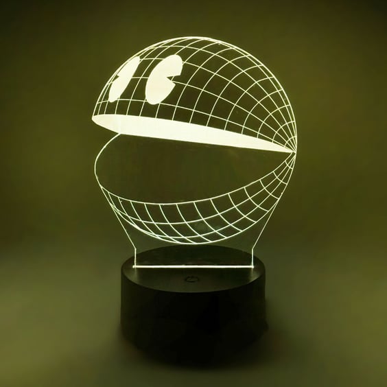 Акриловий світильник Pac-Man: Pac-Man, (40912)