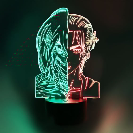 Акриловий світильник Attack on Titan: Eren Yeager / Titan, (40926)