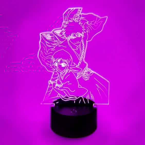 Акриловий світильник Bleach: Ichigo and Rukia, (40943)