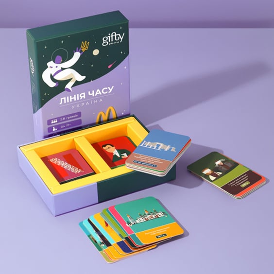 Настільна гра Gifty: Unconquered: Лінія Часу: Україна, (412284) 2