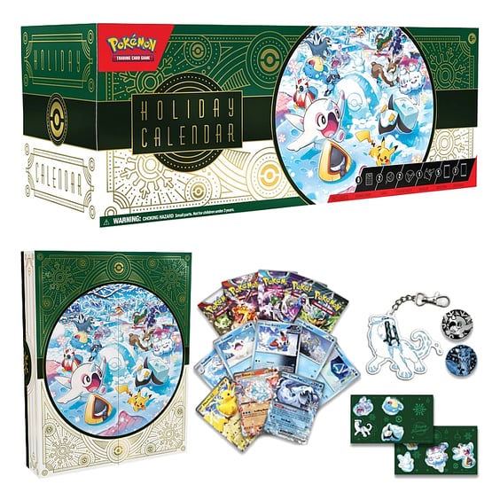 Адвент календар Pokemon TCG: Holiday Calendar: 2024, (412745)
