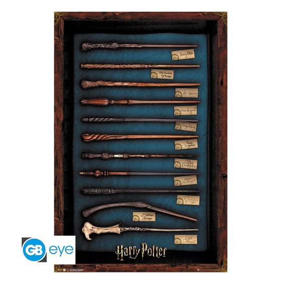 Постер GB Eye: Maxi: Wizarding World: Harry Potter: Wands, (415267)