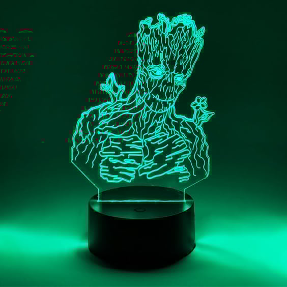 Акриловий світильник Marvel: Groot, (41622)