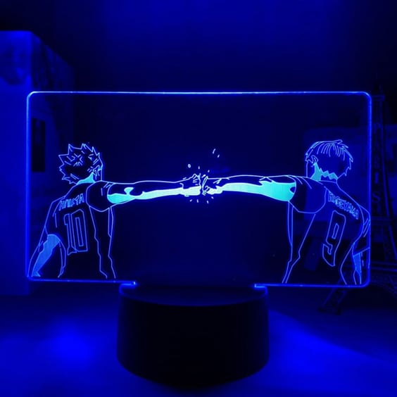 Акриловий світильник Haikyuu!!: Tobio Kageyama and Shoyo Hinata, (41715)
